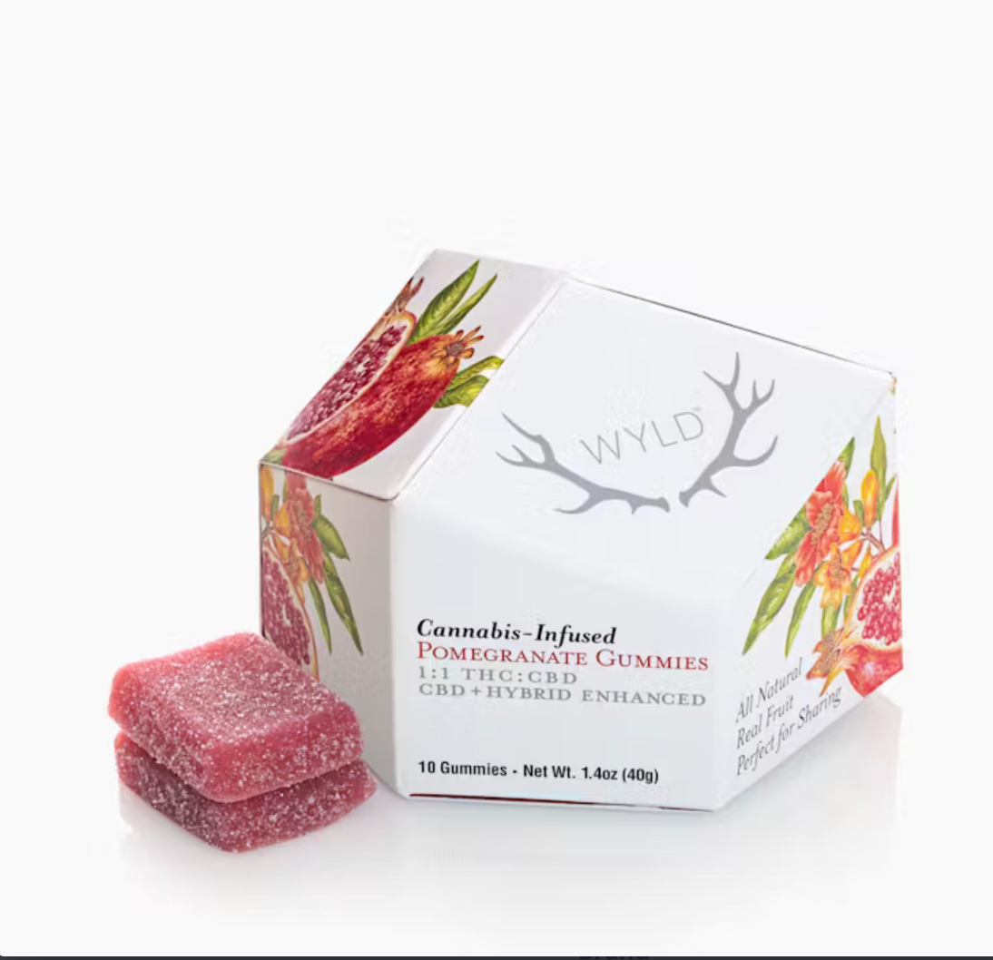 WYLD - Gummies - Pomegranate 1:1